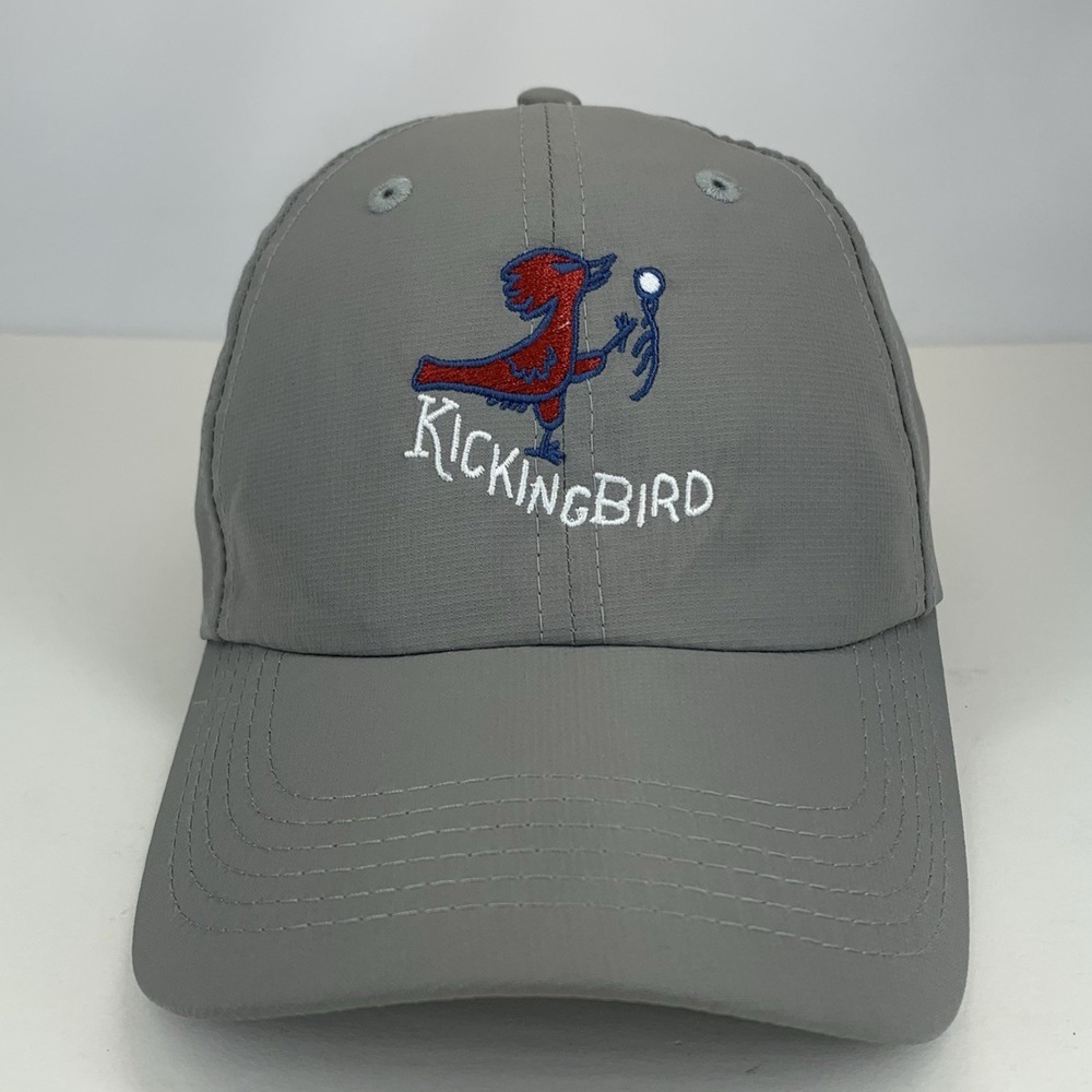 KickingBird Golf Hat Gray Junior Fit Edmond Oklahoma Imperial Baseball Cap